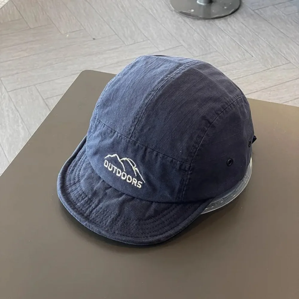 New Short Brim Baseball Cap Sun Protection Adjustable Sports Running Cap Quick-Dry Lightweight Sun Hat Women Men