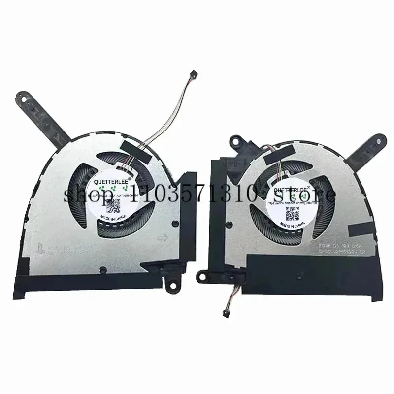 CPU + GPU Cooling Fan for ASUS TUF Dash 15 (2022) FX517 FX517ZM FX517ZM-AS73 FX517ZR FX517ZC RTX3060 RTX3070 Series DC12V 0.6AJM