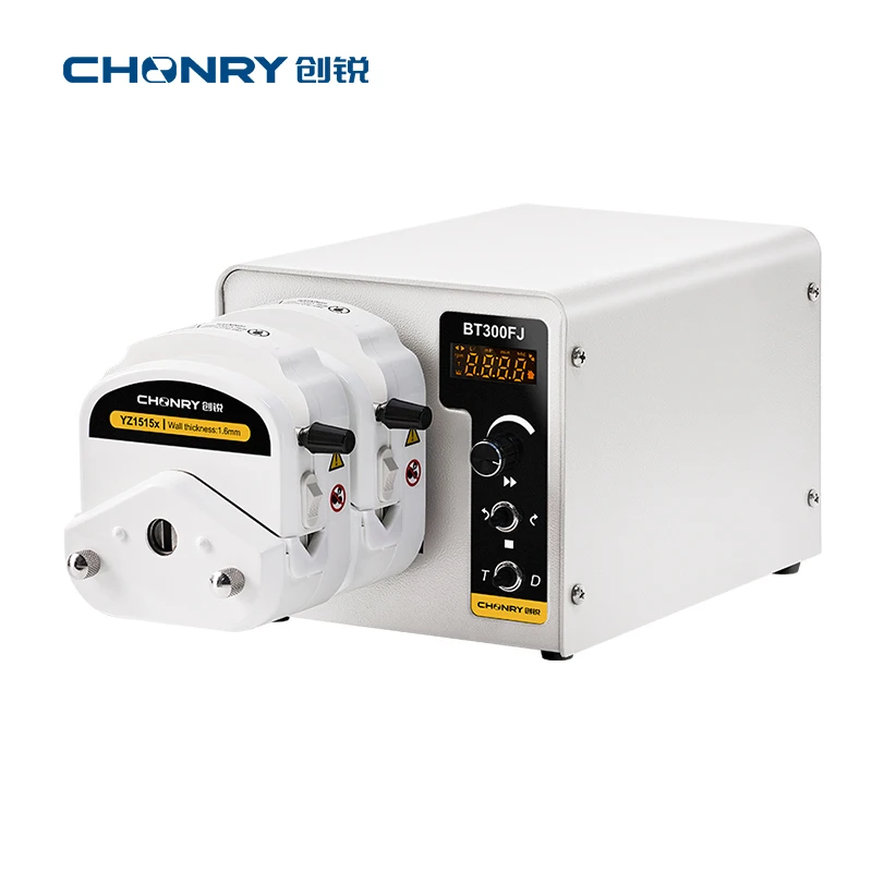 CHONRY BT300FJ Intelligent Digital Peristalt Pump With Stepper Motor High Flow Used In Food Packaging