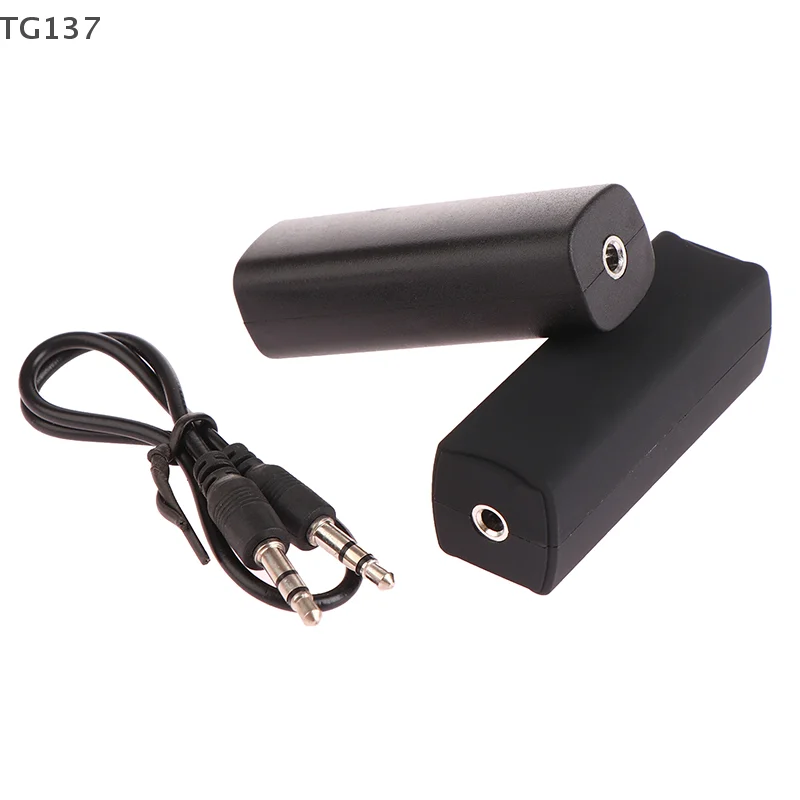 3.5mm Aux Audio Noise Filter Ground Loop Anti-interference Noise Isolator Eliminate For Car Stereo Audio System Speaker Line