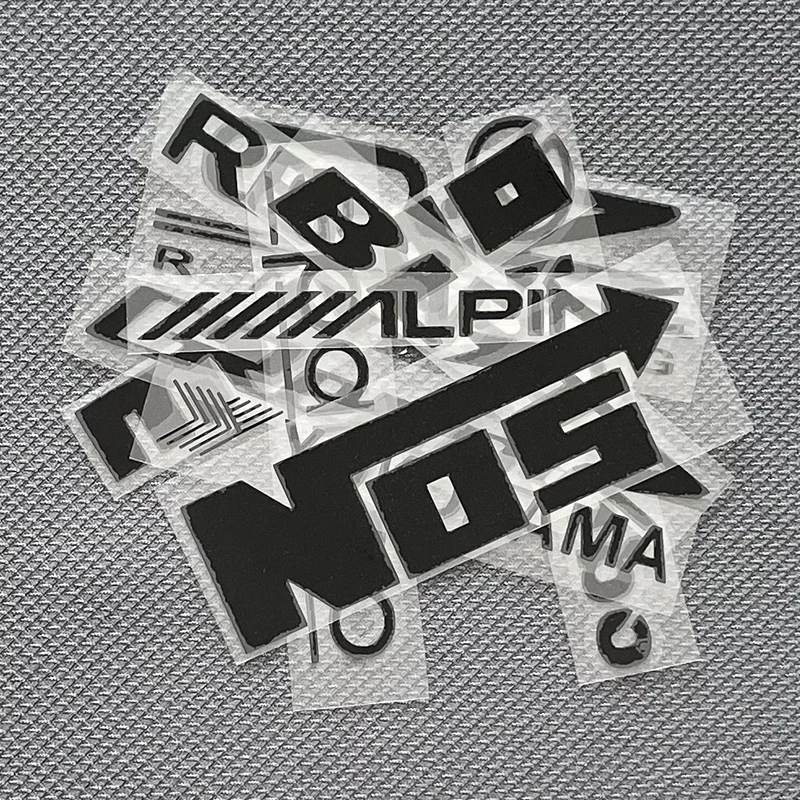 Set di adesivi per auto da 10 pezzi, decalcomanie in vinile da corsa per stile Lowrider JDM