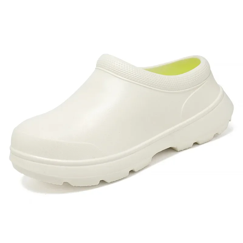 Men's Work Shoes, New Waterproof and Oil Resistant Chef Shoes, Outdoor Anti Slip and Wear-resistant One Foot Work Shoes - Image 4