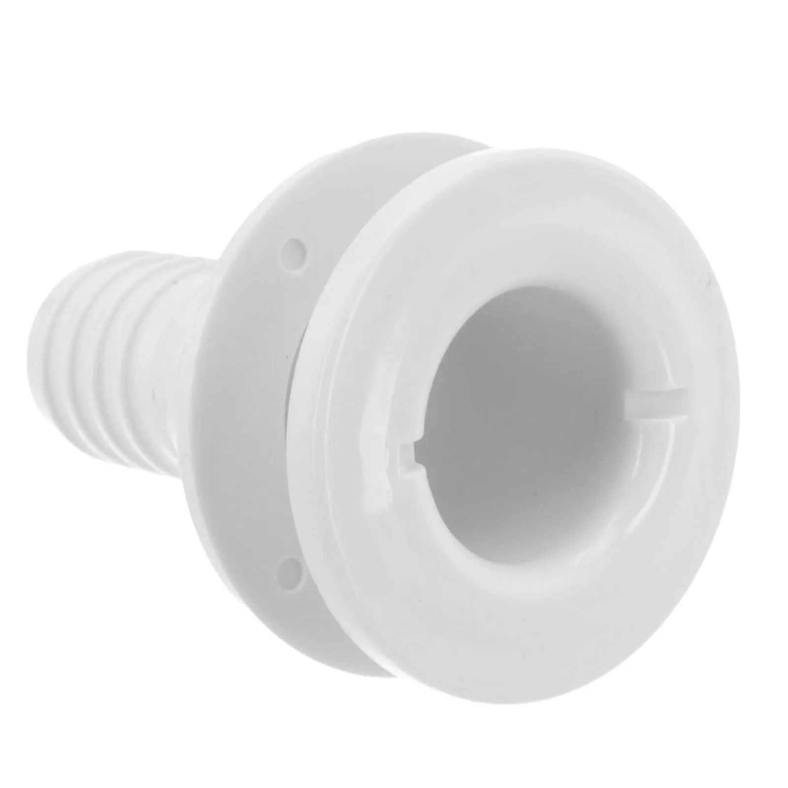 Boat Drain 32MM 1 1/4 Inch Thru Hull Socket Marine Bilge Water Deck and Transom Drainage Outlet Reliable ABS Marine Accessory