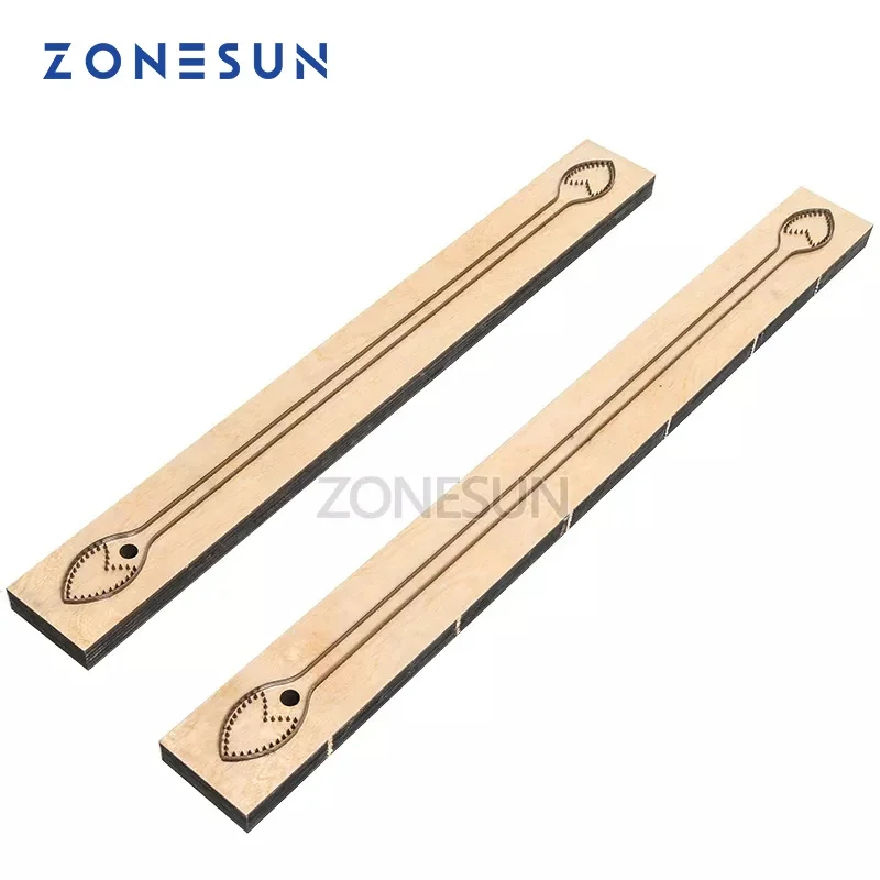 ZONESUN handbag handle leather cutting die papercraft  leather decoration tool for die cutting machine DIY bag handicraft cutter