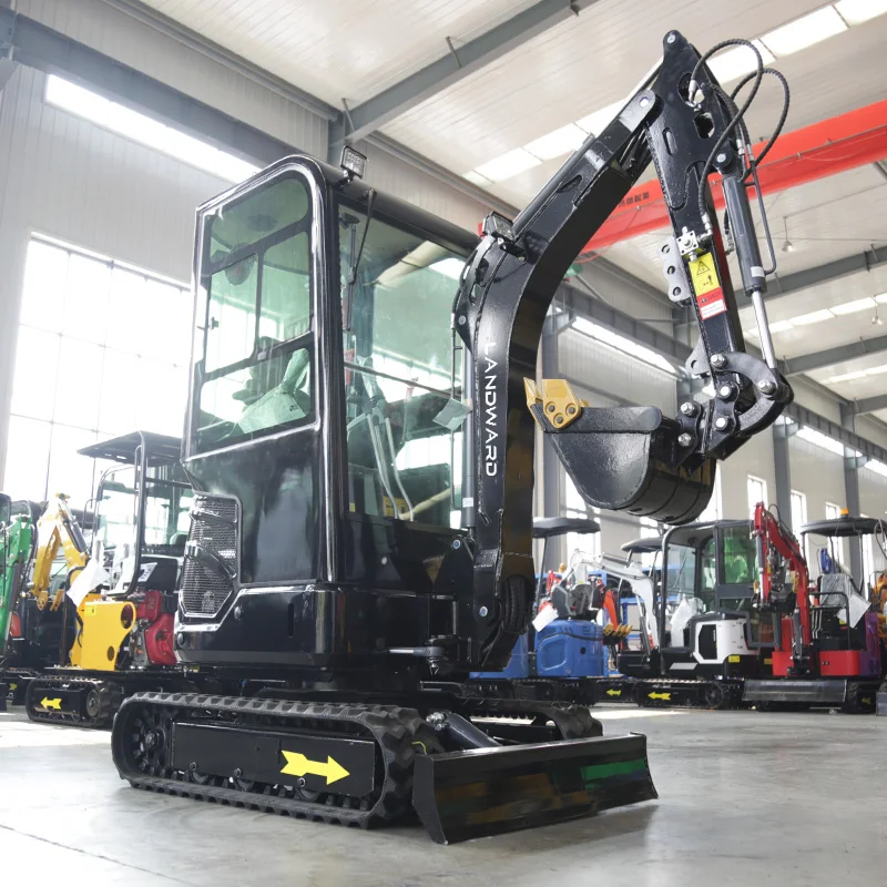 Diesel Powered Euro 5 Crawler Small Excavator For Sale 1.8 Ton Agricultural EPA Mini Digger 1000 KG Hydraulic Bagger Customized