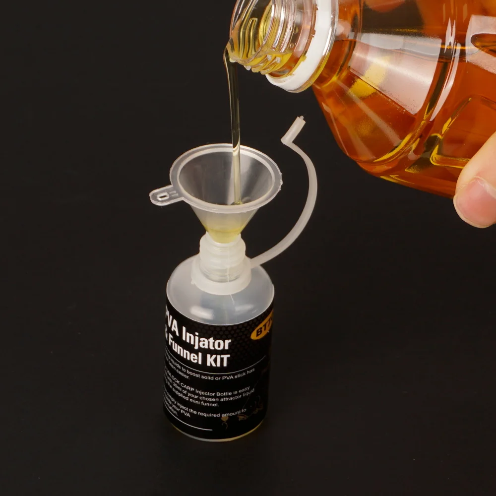 Hirisi Komplettes PVA-Köderherstellungs-Set mit Netz, Nachfüllflasche, Trichter, Karpfenangeln PVA-Köderwerkzeug, Boilie-Köderzubehör – Detail 9