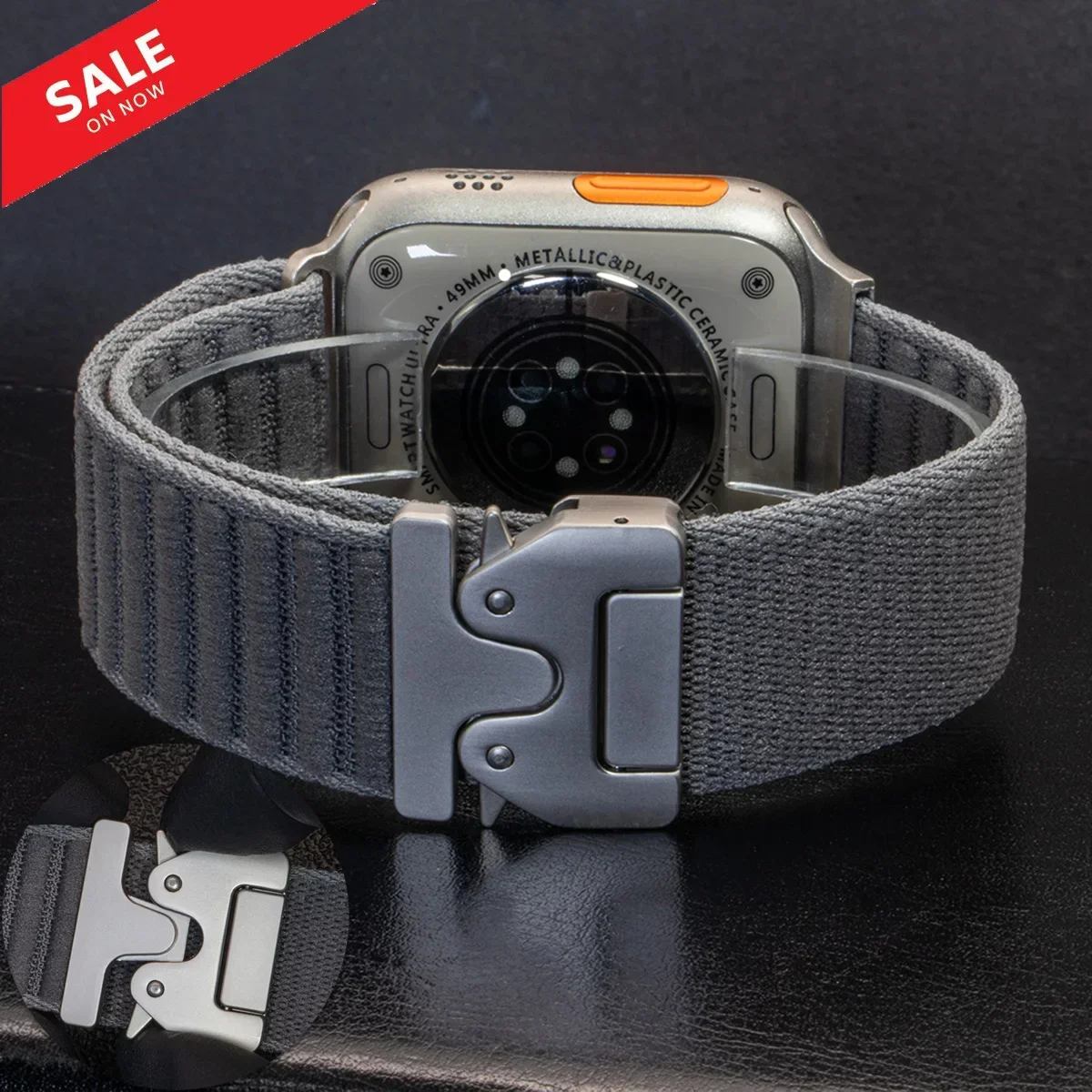 Alpine Loop Band for Apple Watch Strap 49mm 46mm 45mm 44mm 42mm 41mm 40mm Nylon Sport Loop Iwatch Series SE 10 9 8 7 6 5 Ultra 2