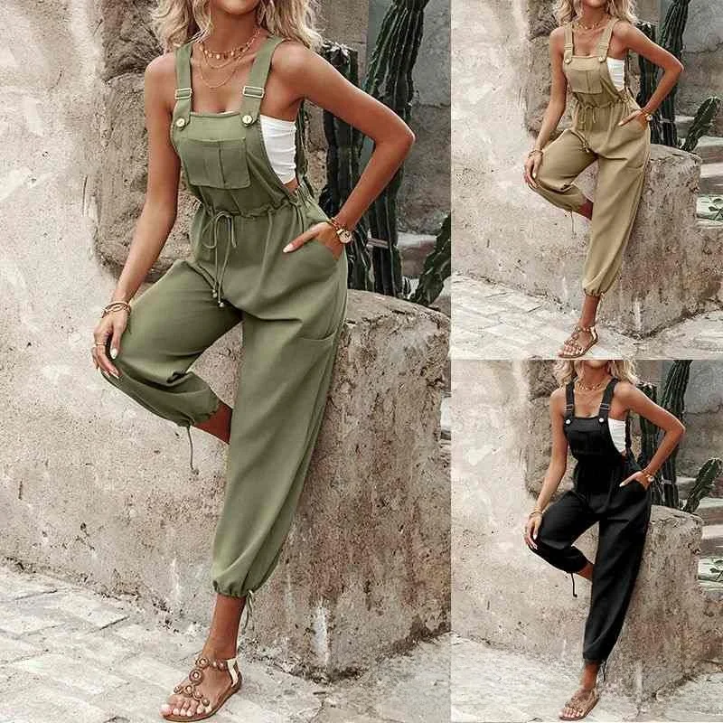 

Women's Casual Cargo Pants Jumpsuits Long Overalls Faionable Comfortable Streetwear for Ladies Autumn Season