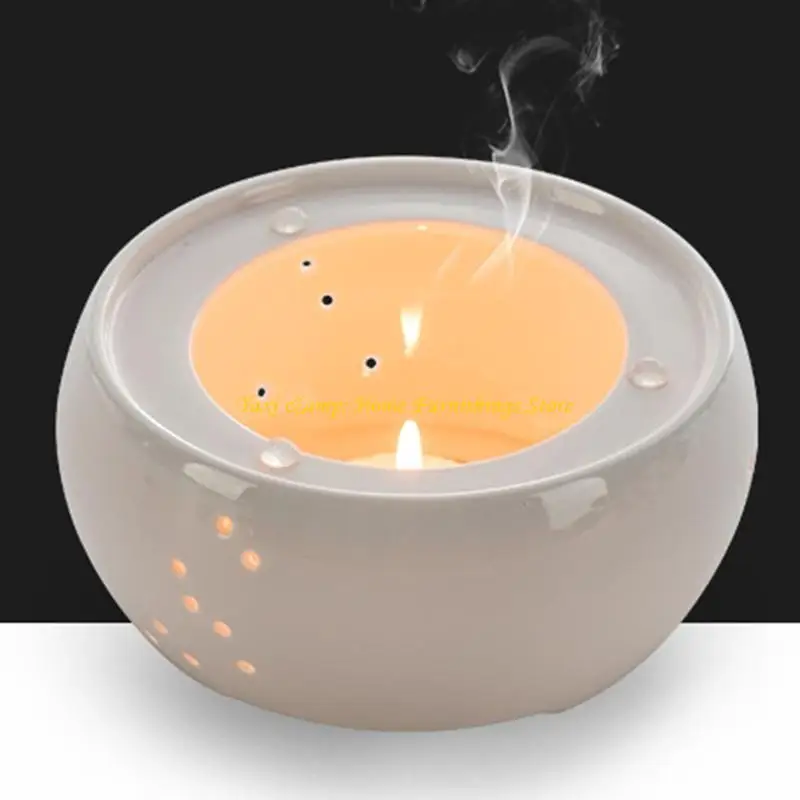 

W8EA Decent Gadget Coffee Milk Warmer High Heat Resistant Ceramic Teapot Warmer