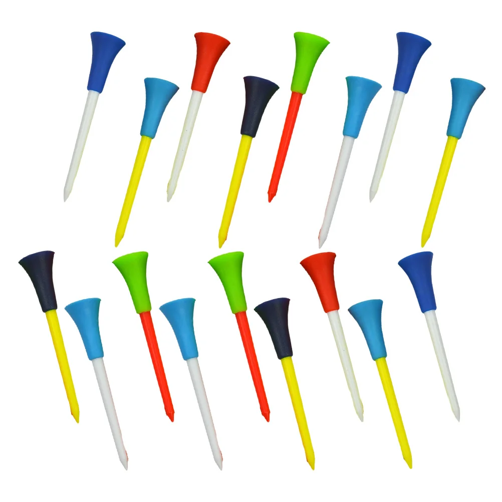 15 قطعة من حوامل الجولف البلاستيكية عالية الجودة تقلل الاحتكاك وتعزز أداء أداة تدريب الجولف لوازم تي شيرت الجولف