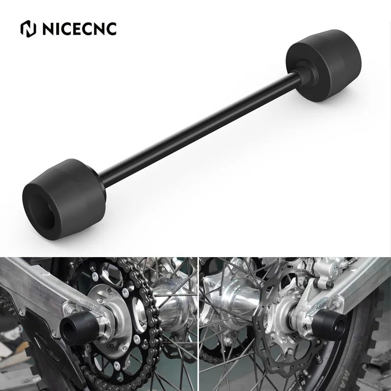 

NICECNC For KTM EXC 300 EXCF 350 SXF 450 2024 Rear Axle Slider Wheel Fork Crash Protector For Husqvarna TE 300 GasGas EC 300