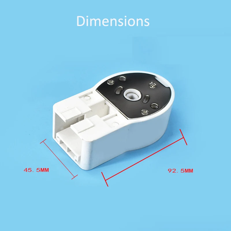 One Pair A-OK 68 Transmission Box Electric Curtain Accessories Main End of Jialisi Track, Silent LaoShangFei Rail Drive Box