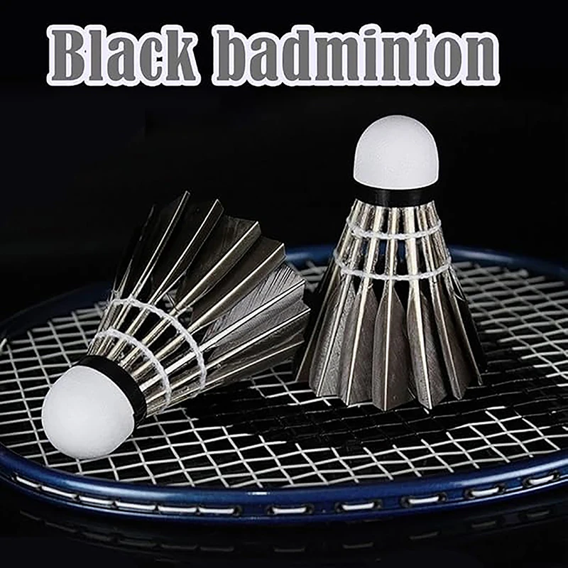 

3/6/9PCS Black Goose Feather Badminton Shuttlecocks Badminton Balls Stability ＆ Durability Sports Hight Speed Training Badminton