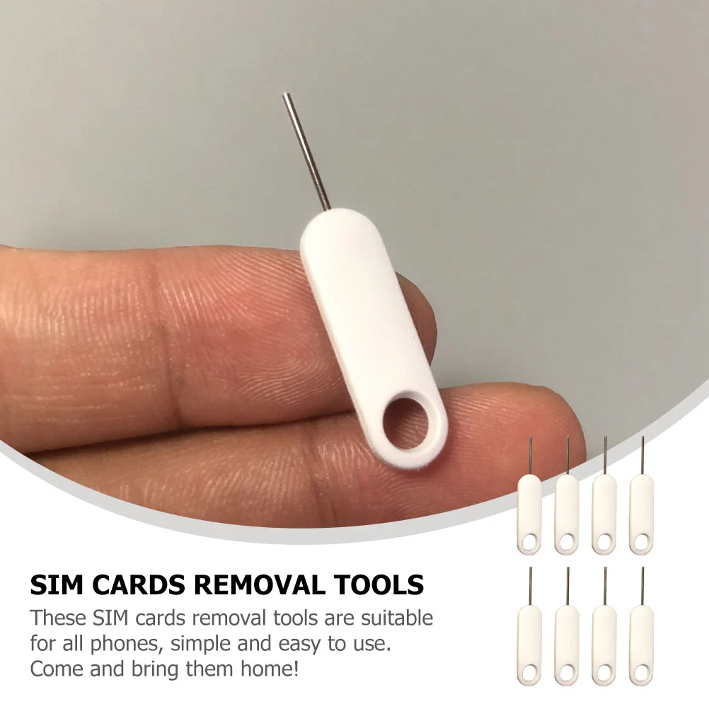 20 Pcs Sim Card Reader Convenient Needles Creative Removers Phone Tray Eject Pin Phones