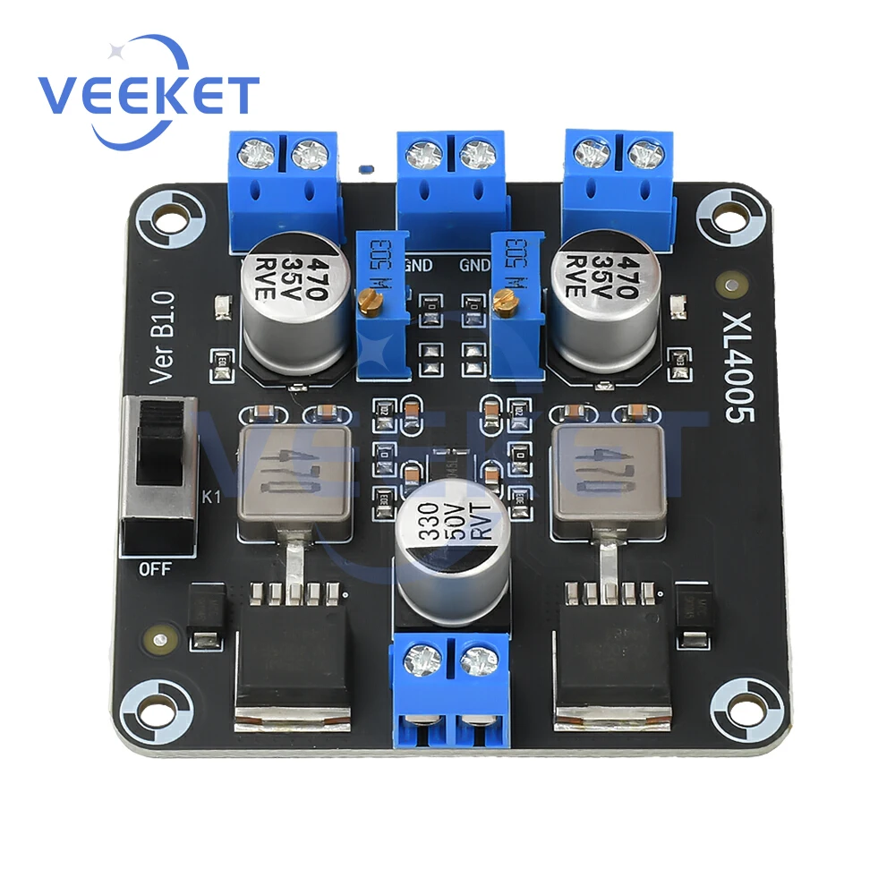 DC-DC 5–32 V bis 0,8–30 V Step-Down-Board, einstellbares Modul, Batterieladegerät, einstellbares Konstantstrom-Modul, Schaltnetzteil