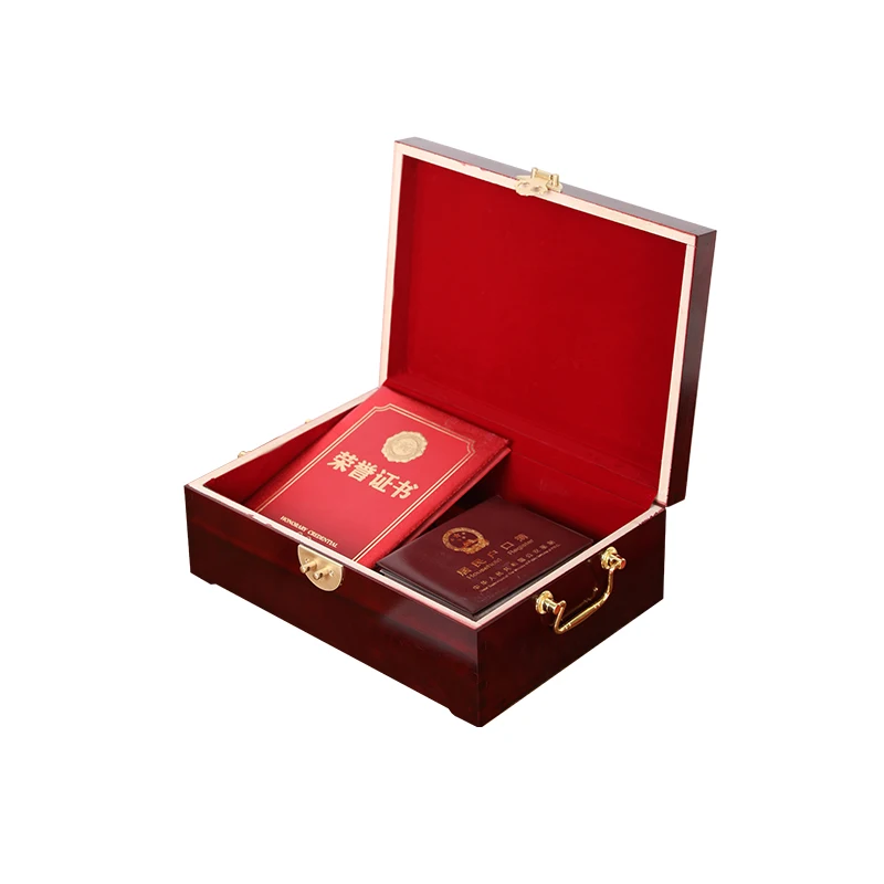LXC Desktop Storage Box Solid Wood Lockable Jewelry Creative Vintage Jewelry Box Accessories Collection Box