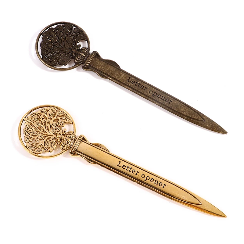 Metall Retro Manuelle Brief Opener Utility Messer Mini Tragbare Papier Cutter Brief Umschlag Opener