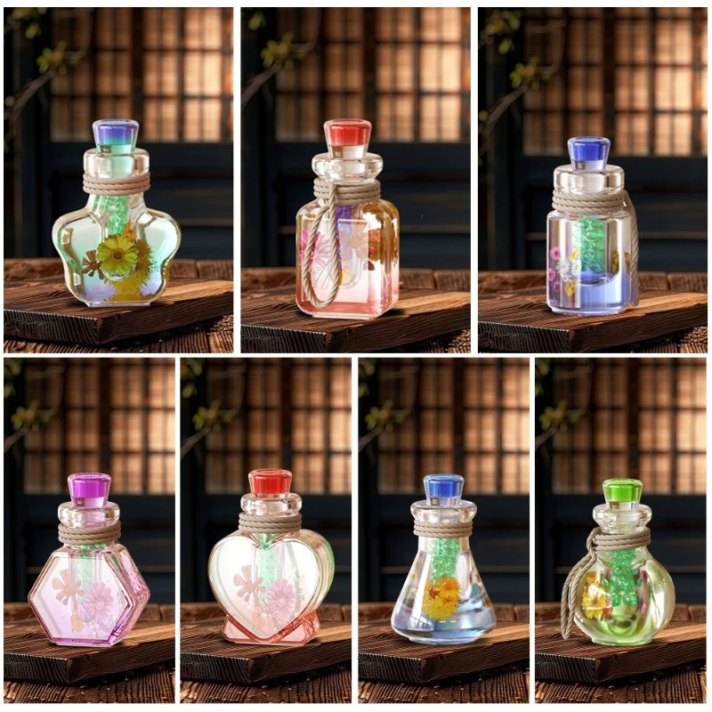 Little Night Lamp Resin Silicone Mold DIY Wishing Bottle Flowing Sand Bottle Crystal Resin Epoxy Mold Home Decoration Storage