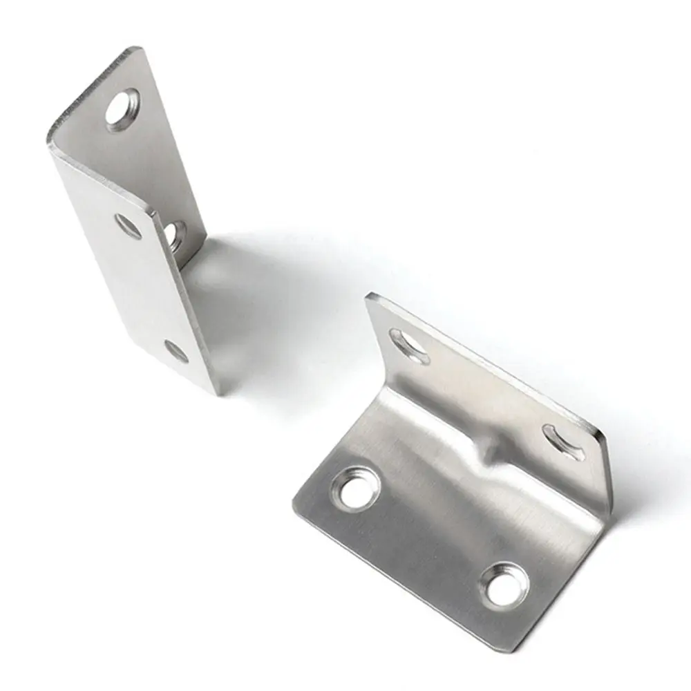 Reinforcement Stainless Steel Angle Corner Code L Shape Thicken Extended Brackets Stand 90 Degree Furniture Hardware
