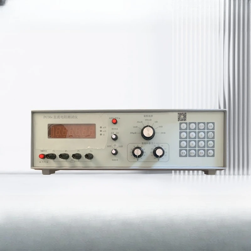 DC resistance measuring instrument, wire and cable conductor resistance, special tester, temperature compensation function