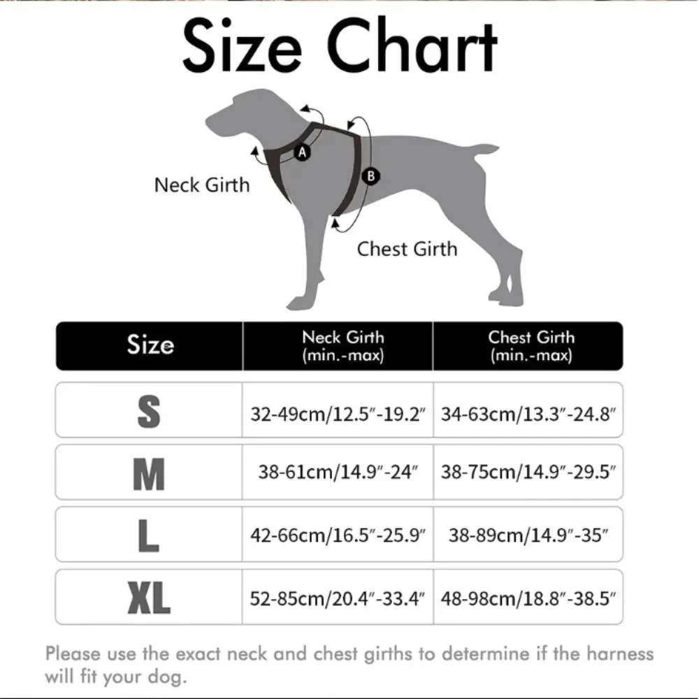 Neues verstellbares reflektierendes Geschirr, weich gepolstert, reflektierende No-Pull-Weste, Leder, bequemes Hundegeschirr für große Hunde