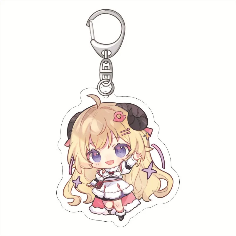 Anime Fashion Hololive Vtuber Figures Cosplay Keychain Inugami Sakura chaveiro cambio chaveiro feminino Suisei Acrylic Key GiftS