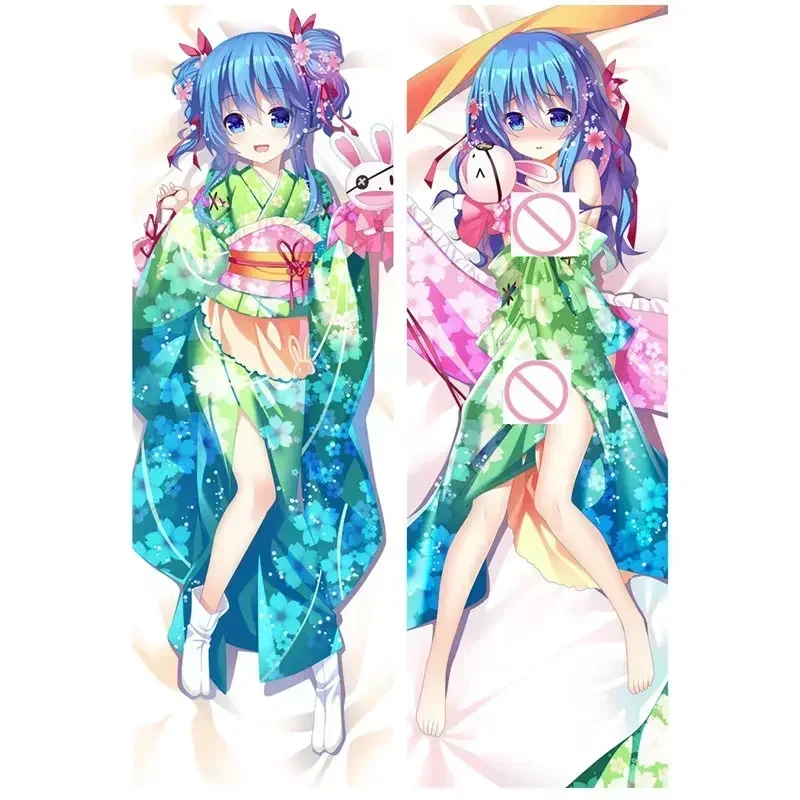 Anime DATE A LIVE pillow Covers Tokisaki Kurumi Dakimakura case Sexy girls 3D Double-sided Bedding Hugging Body pillowcase DA02A