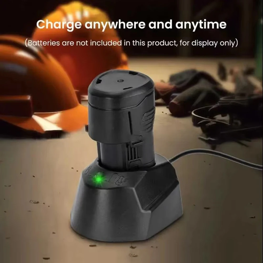 Cargador de batería de iones de litio con luz indicadora para Bosch 10,8 V 12V cargador de batería de iones de litio soporte 110-240V para pieza de herramienta eléctrica