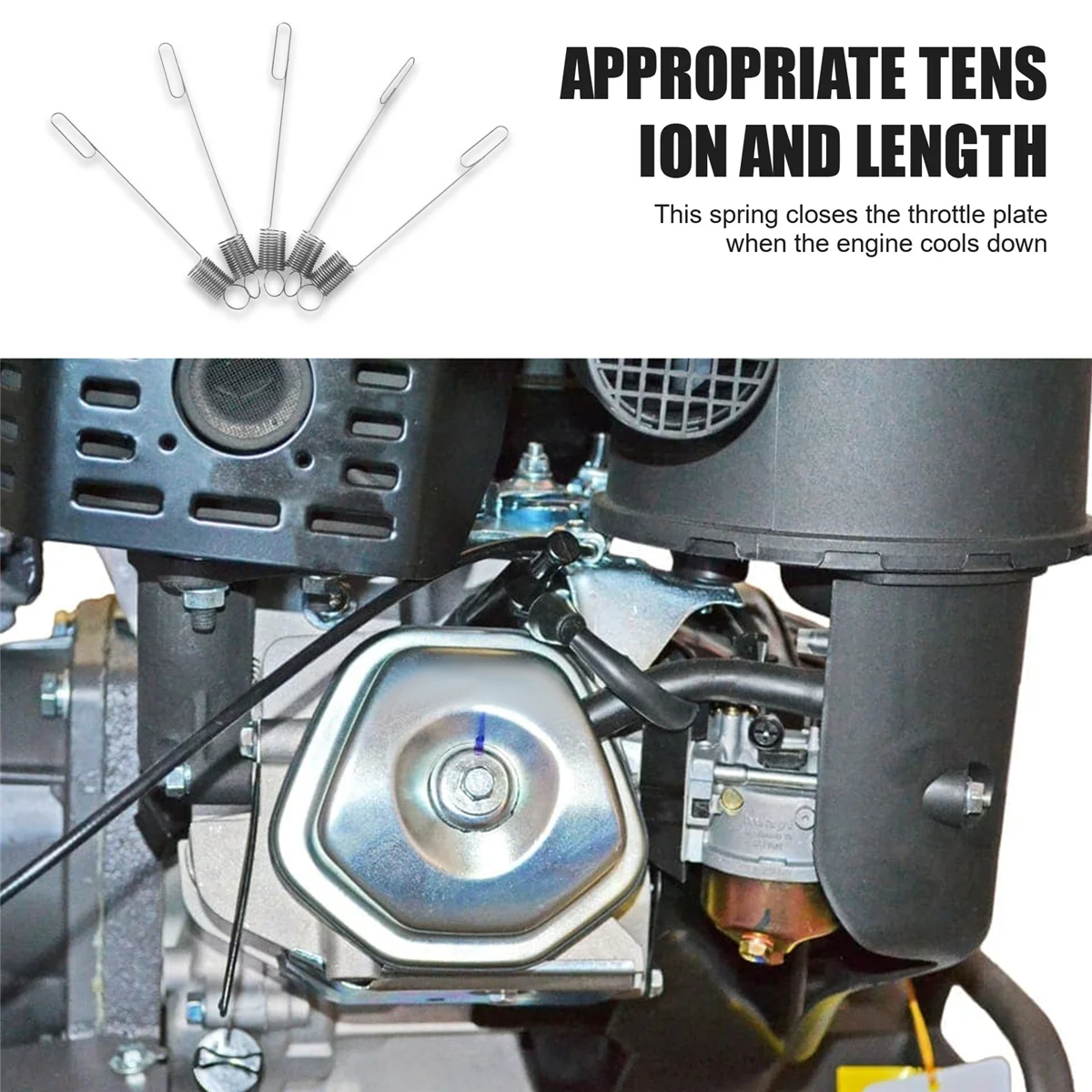 BISM1 5-teilige Feder für Briggs & Stratton 699056   Ersatzteil für Reglerfeder