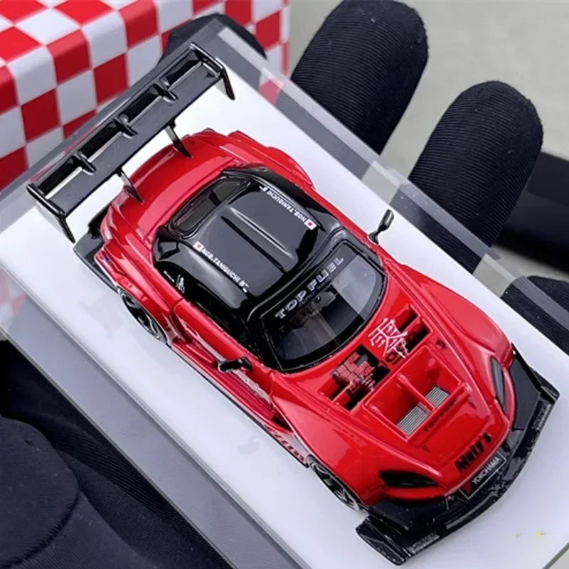 รุ่นIdea 1/64 Honda S2000 AP1 Topการใช้Type-RRโลหะผสมของเล่นมอเตอร์Diecastโลหะชุดของขวัญ