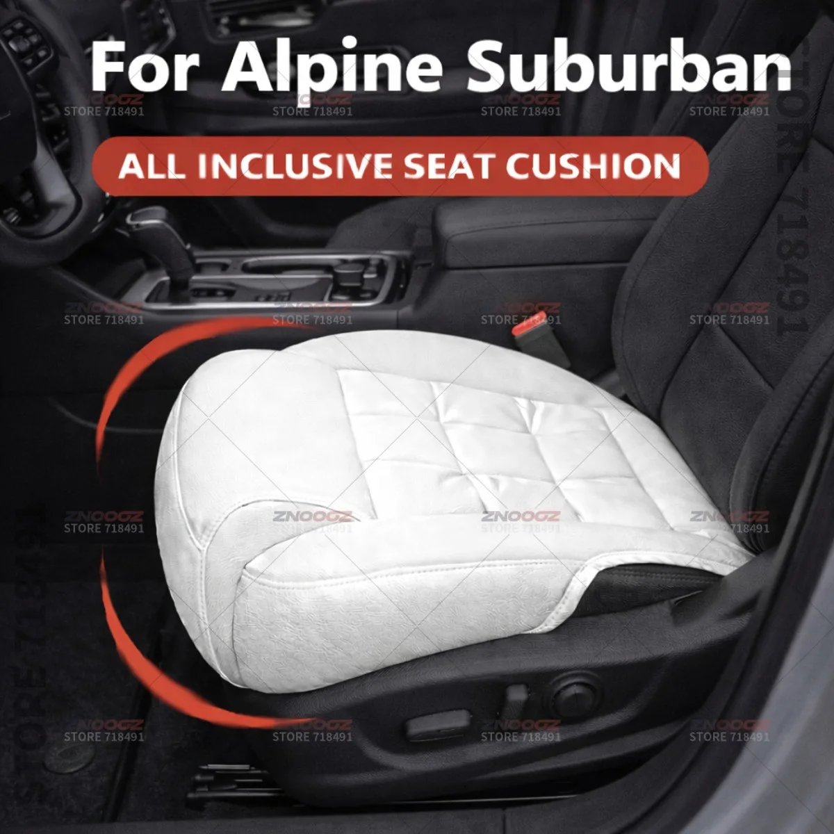 

Car Seat Leg Support Extension Seat Cover Memory Foam Extender Cushion Interior Accessories For Alpine Suburban