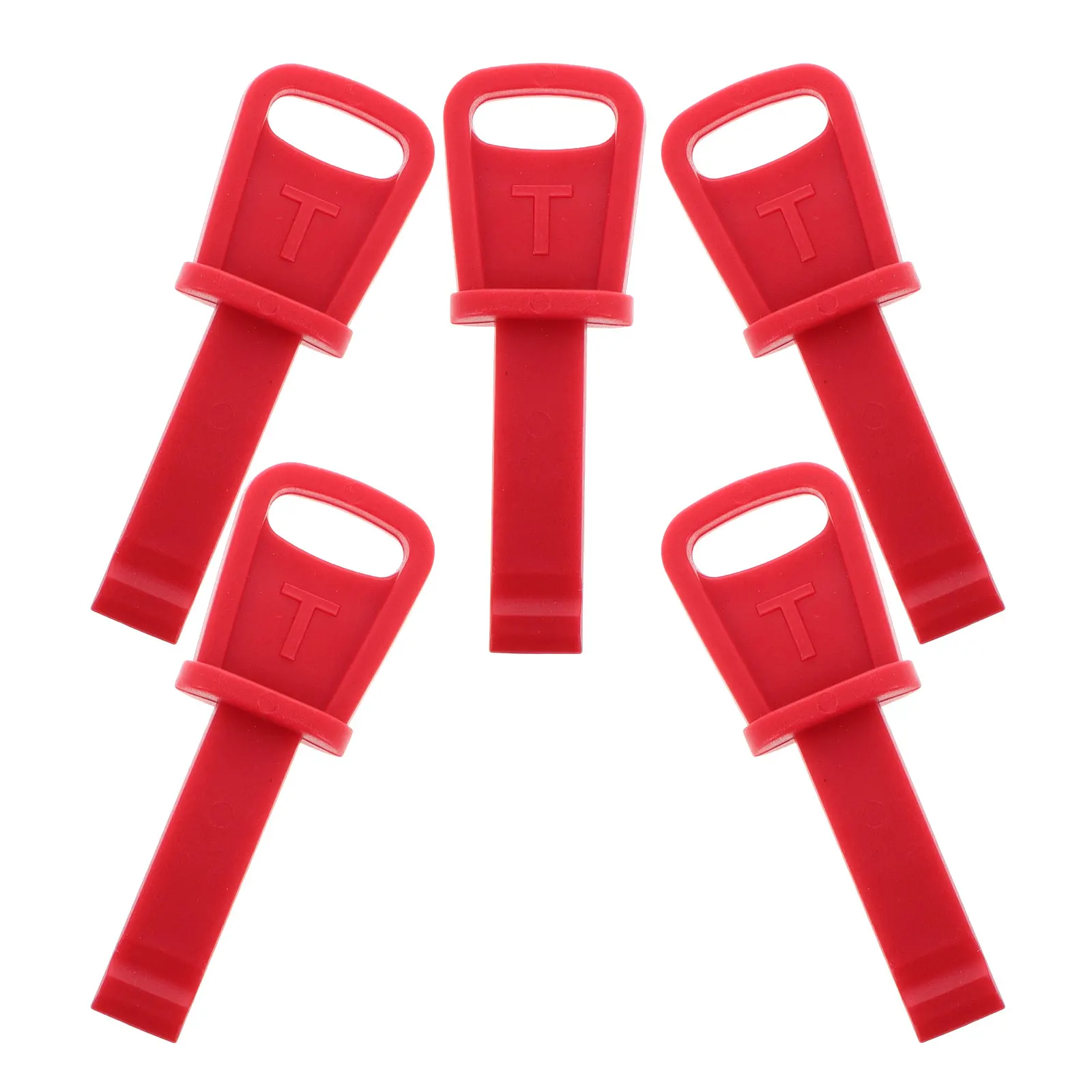 

5 pcs Red Plastic Snow Plow Ignition Keys Snow Thrower Blower Starter Accessories Lawn Mower Equipment Vehicle Lock Attachment