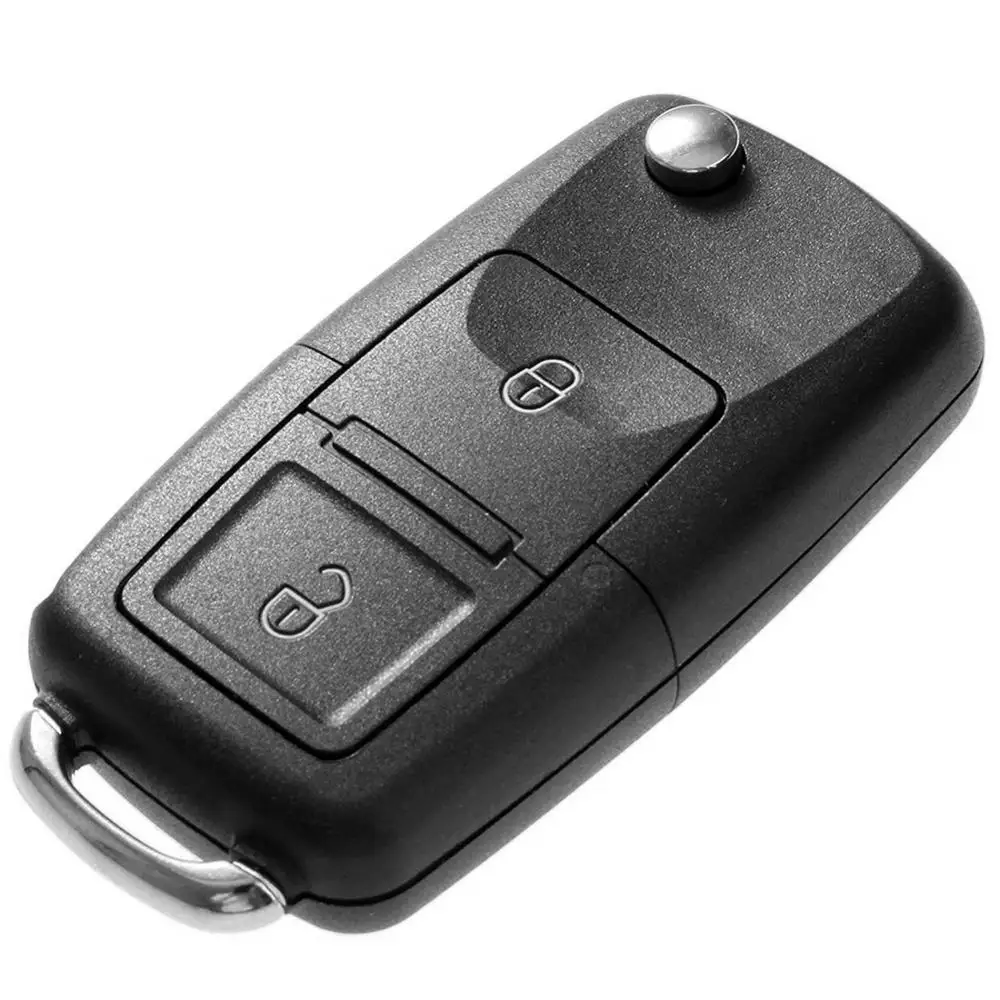 Buttons 434MHz Car Remote Key For Golf Beetle Passat Lupo Bora Flip Folding key with ID48 Chip 1J0959753A