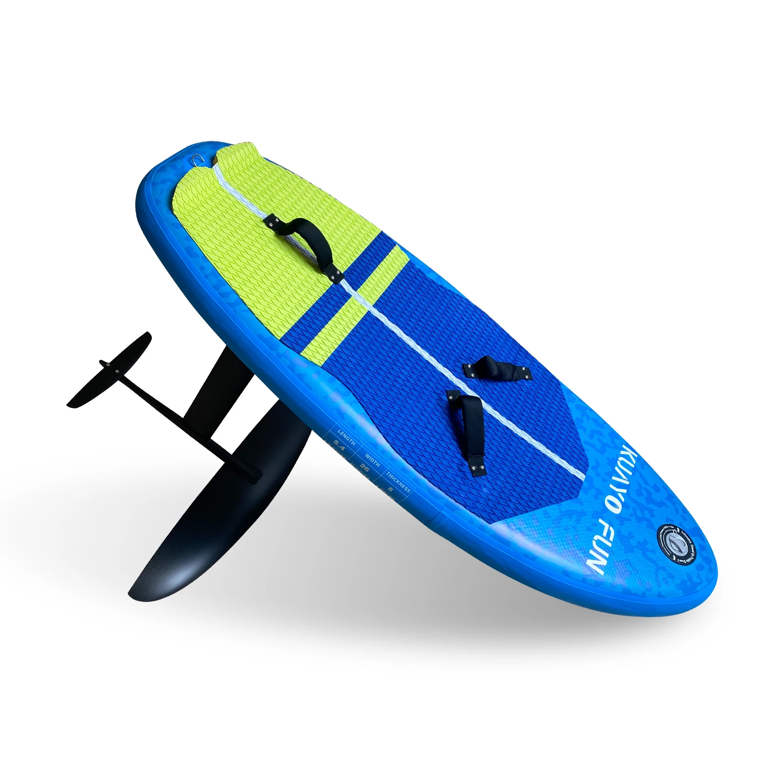 In Stock Blue PVC Inflatable Board 110L 140L Surfing Foil Board Hydrofoil Kitesurfing Paddle Board Foilboard