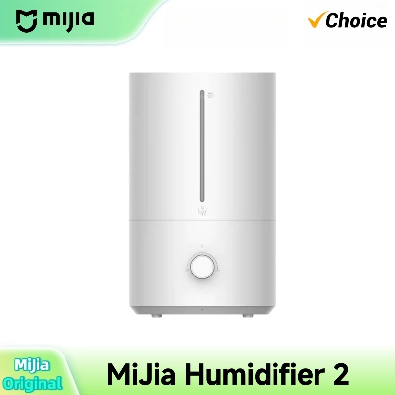 

Original MIJIA Air Humidifier 2 4L Mist Maker Bedroom Aroma Diffuser Home Essential Oils Diffuser 99.9% Antibacterial Water Tank
