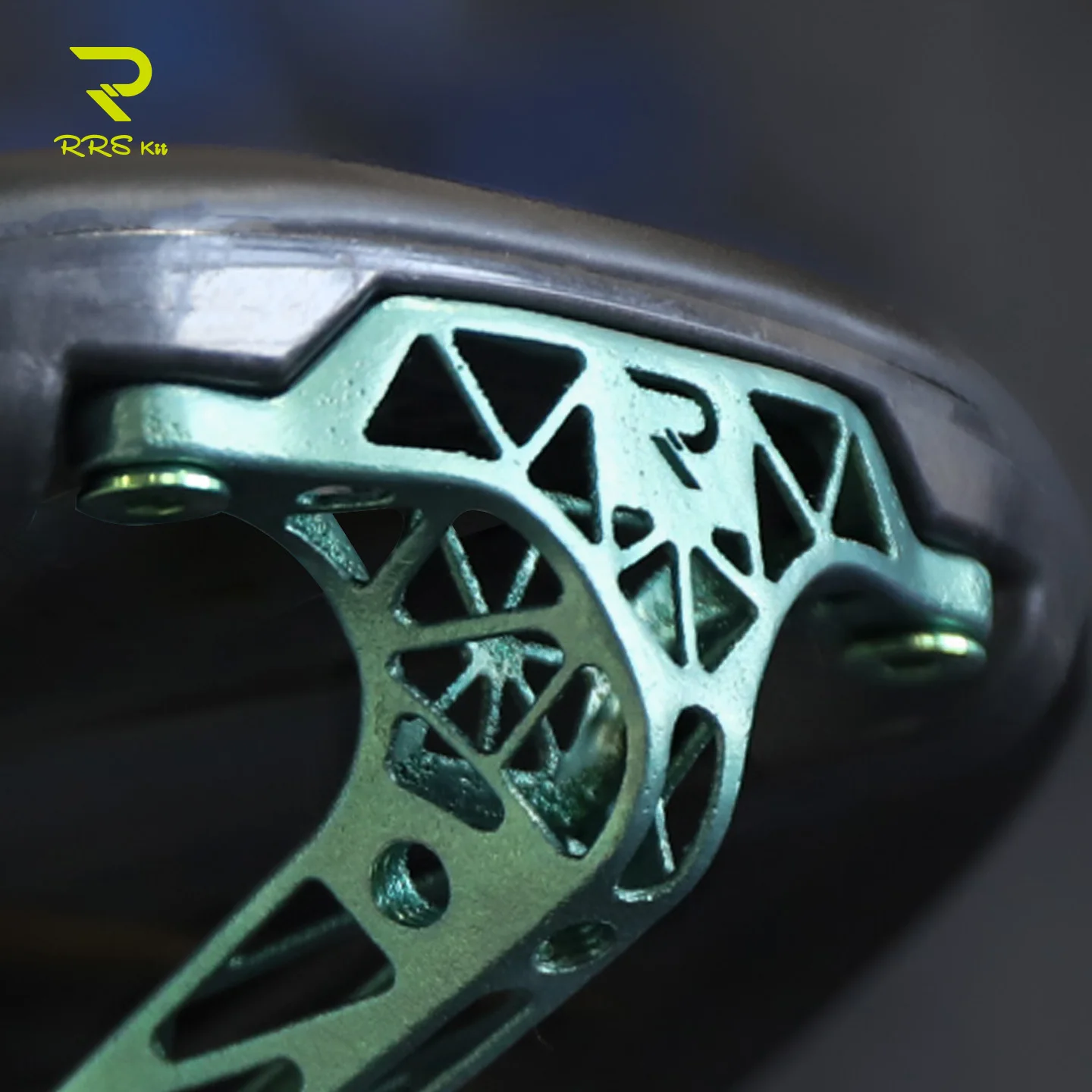 

Rrskit Titanium Alloy 3D Printing Bike Seat Cushion Hollow-out Water Bottle Cage Holder For SPECIALIZED SWAT Saddle System