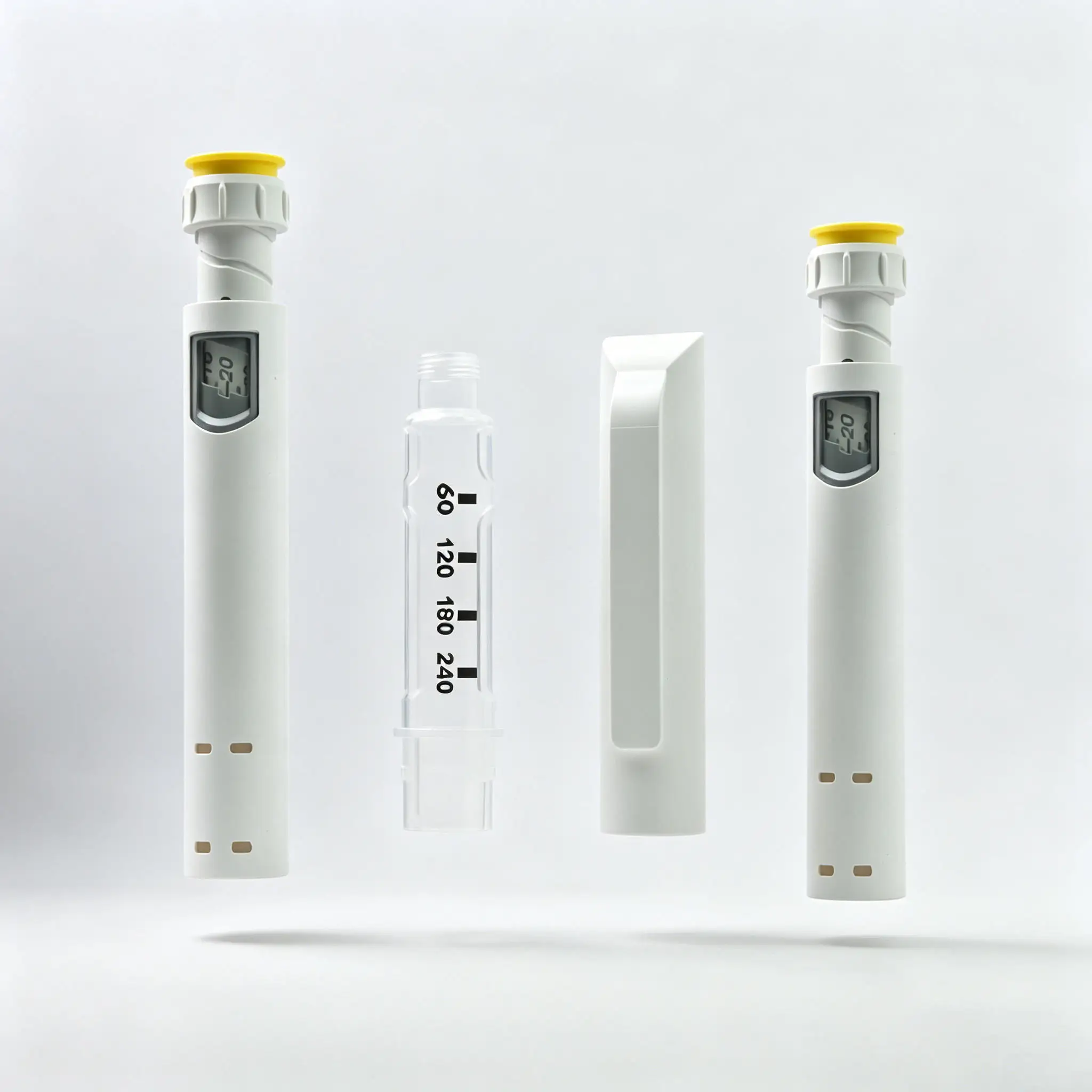 10Pcs 60U Adjustable Injection Syringe Magic Pen Portable Daily Beauty Care Fit 3ml Glass Vial Dermal Filler Mesotherapy