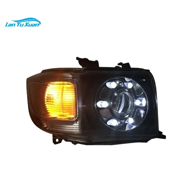 

Maictop Auto-onderdelen Auto-accessoires Unieke Led Koplamp 7 Lens Koplamp Voor Land Cruiser Fj79 Fj Cruiser