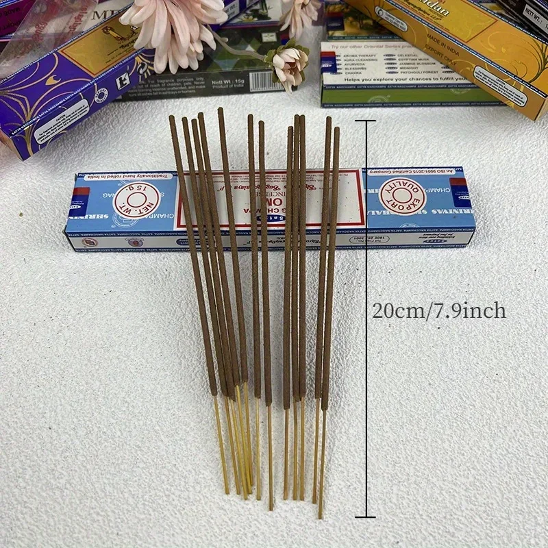 Incense Gift Set Nag Champa, Super hit, Dragon\'s Blood, Sandalwood, Patchouli, Lavender, Positive Vibes, 15 g