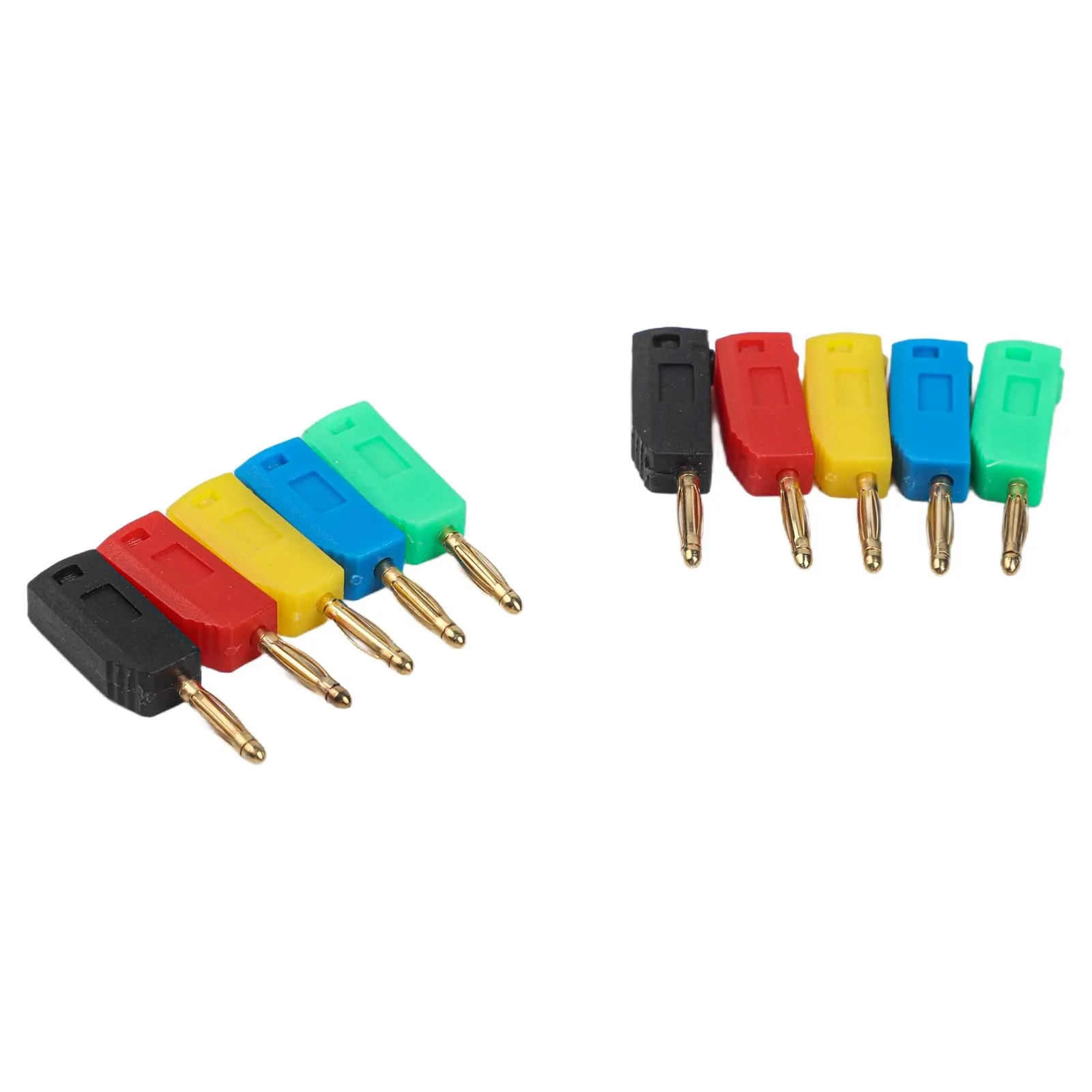 Stackable 2MM Banana Electrical Terminal Connector 10PCS for Educational Labs and Electronic Measurement Devices