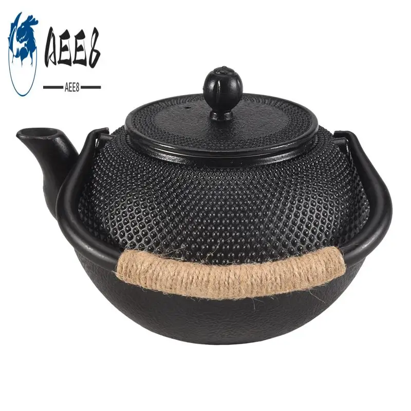 

AEE8-1.2L Japanese Tetsubin Style Iron Tea Pot Kettle Tetsubin Teapot + Strainer