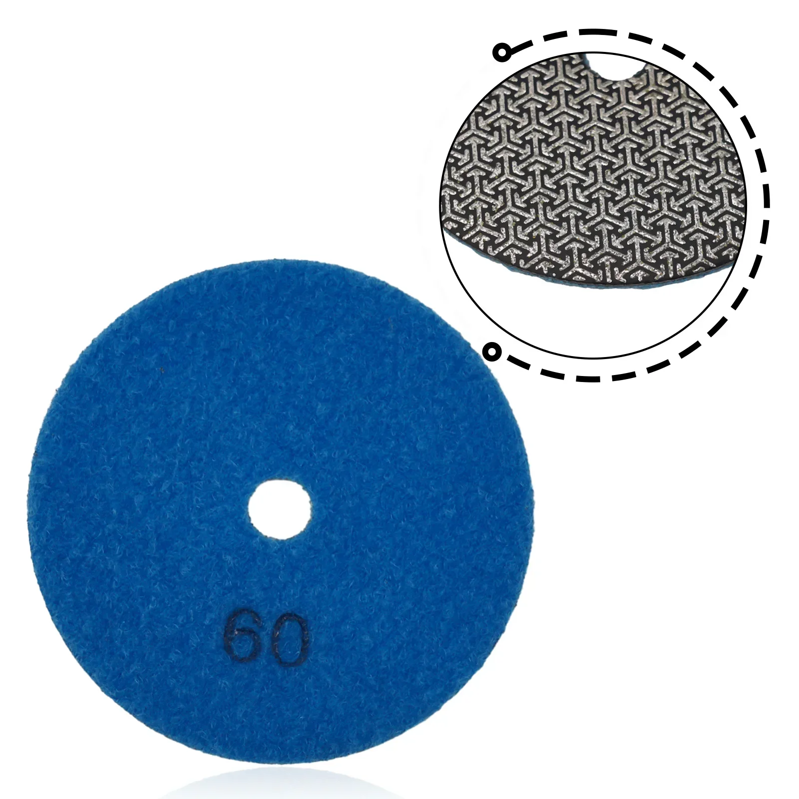 Electroplated Pads Polishing Pad Grinding Disc Polishing Sheet Sanding Pads 60#/100#/200#/400# Diamond Polishing Pad