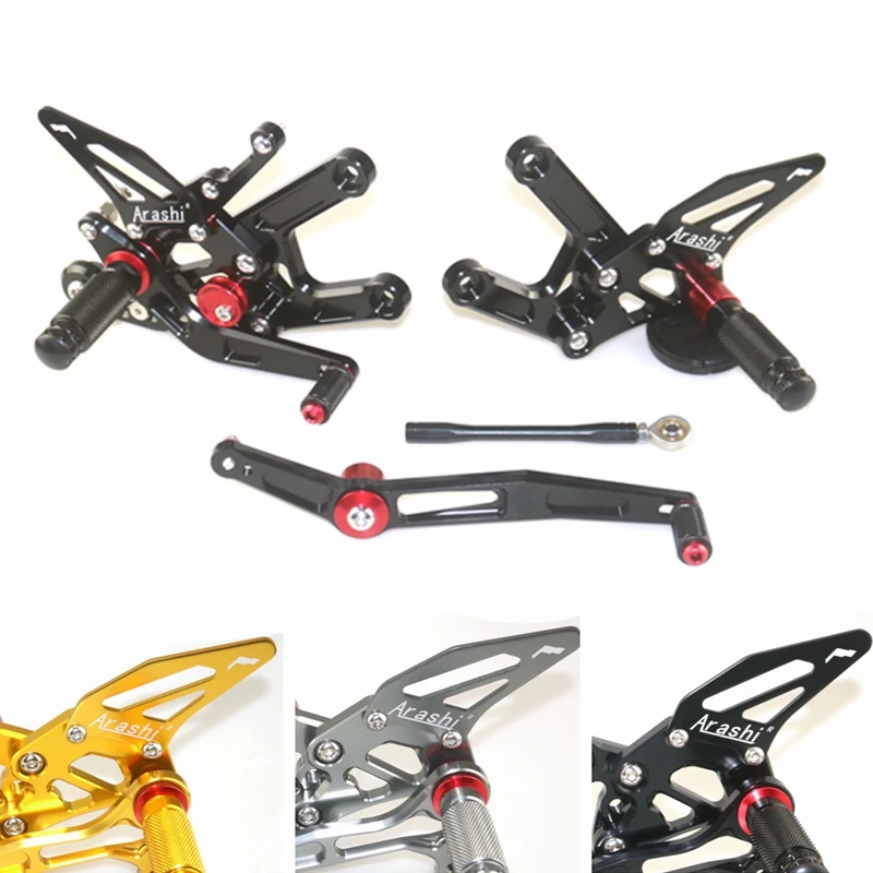 

Motorcycle footrest footpeg pedal foot peg Rearset Rearsets For YAMAHA R6 2017 2018 2019 2020 2021 Racing Front Pedal