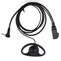 1pin Ear Hook Earpiece Headset PTT Mic for Motorola Talkabout TKLR T3 T62 T92 H2O T42 T62 EM1000 MH230R T72 T82 Extreme Radio