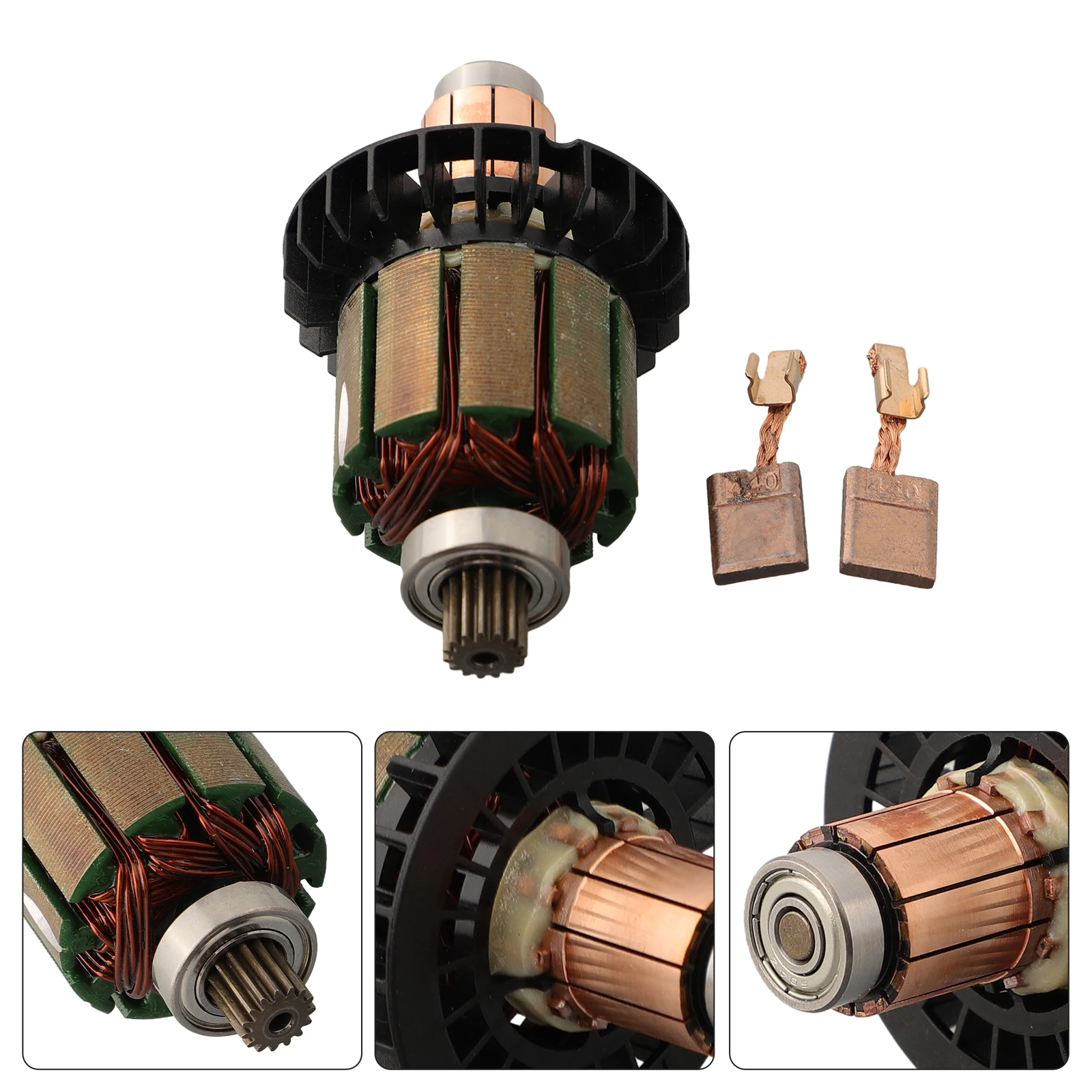 Imagem -06 - Escova de Carbono para Chave de Fenda Armadura Acessórios para Ferramentas Elétricas 1944275 Cb440 Ddf482 Dhp482 Dhp482rae 1pc