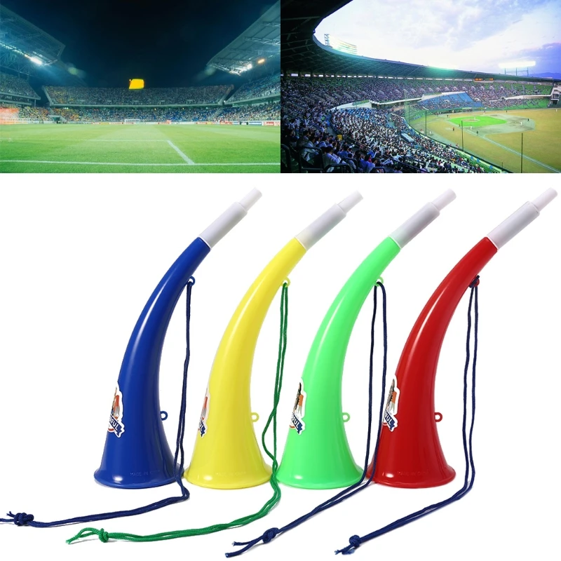 Jogo futebol fãs cheerleading reabastecimento adereços boi chifre vuvuzela criança trompete brinquedo