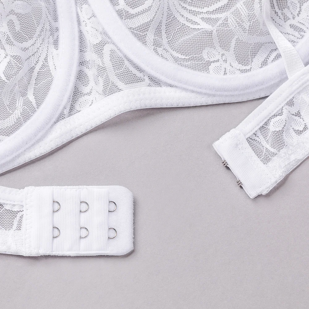 حمالات صدر دانتيل مثيرة للنساء حمالة صدر غير مبطنة ملابس داخلية براليت ملابس داخلية مطرزة بالزهور ملابس داخلية حمالة صدر BH A B C D DD Cup