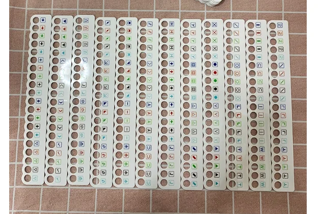 

[Symbol single-sided thread board] [With symbol] Cross stitch thread board Plastic thread board Winding board Wrapping mark