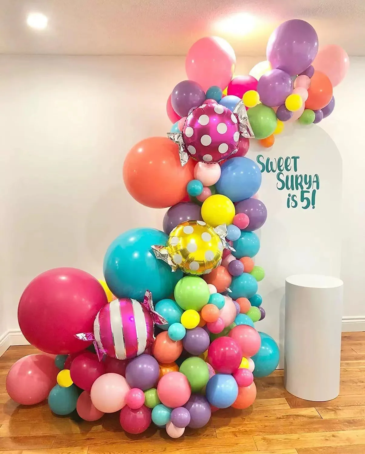 

Candy Balloon Set Birthday Party Decoration Balloon Chain Set Candy Field Theme Event Layout Balloons