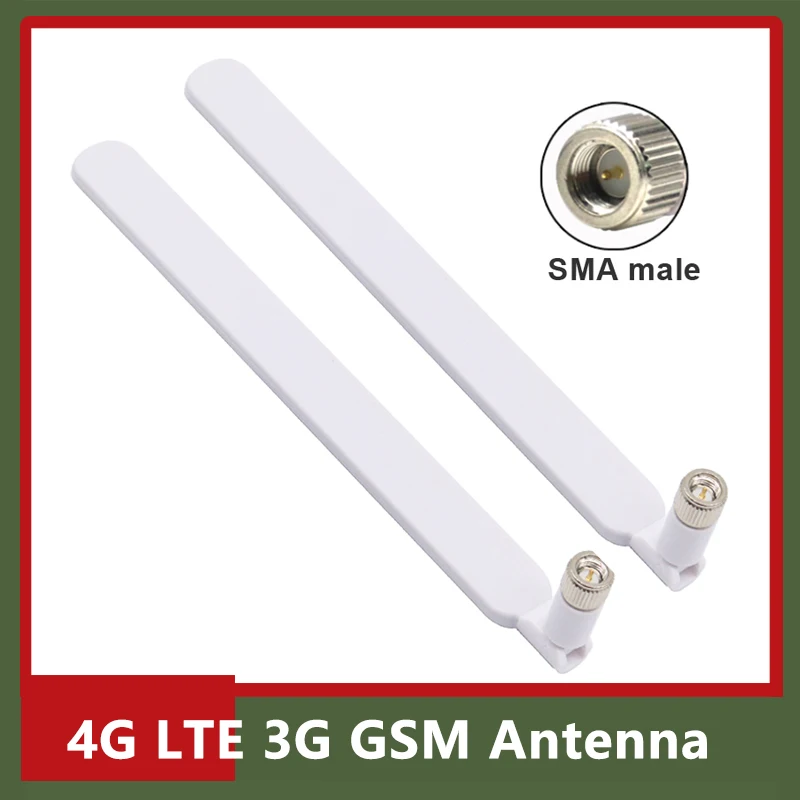 1pcs SMA Male 4G LTE 3G GSM Lora Omni WiFi Antenna High Gain 8dbi DTU Model Signal Booster Indoor Router Wireless Aerials